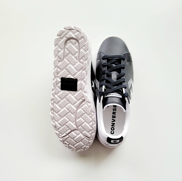 Converse Pro Leather X2 OX Black/White/White Men's 5.5/Women's 7 - Picture 5 of 6